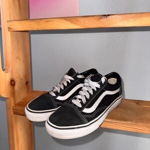 Vans Black and White Sneakers
